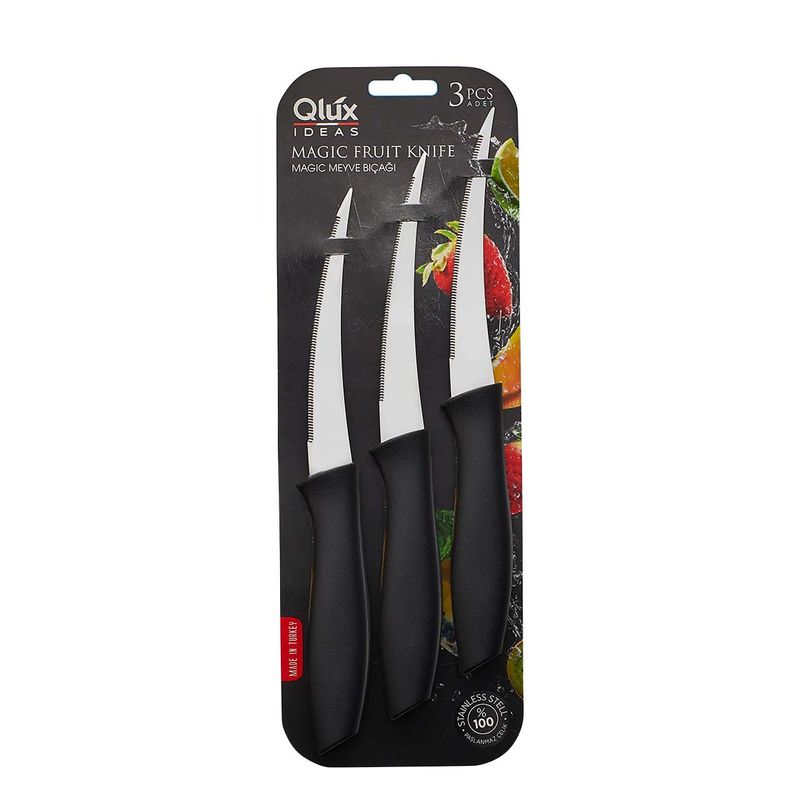 QLUX BSF-00866 | Magic Breakfast Knife (3 Pcs.)