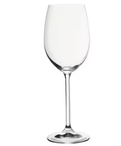 Red Cherry Wine Goblet 330Ml G3057 6Pieces