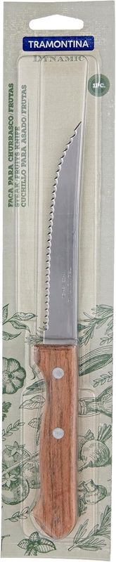Tramontina 22300/405 Dynamic 5 Inches Steak Knife with Stainless Steel Blade and Natural Wood Handle