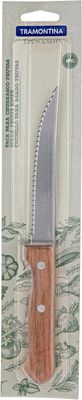 Tramontina 22300/405 Dynamic 5 Inches Steak Knife with Stainless Steel Blade and Natural Wood Handle