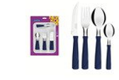 TRAMONTINA TABLEWARE BLK/R 25pcs 23198/175 Blue