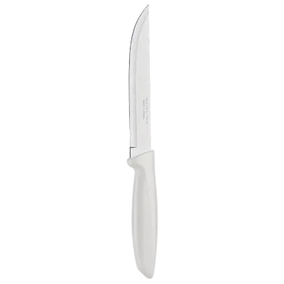 Tramontina Plenus Kitchen Knife 6&quot; Stainless Steel Blade &amp; Off White Polypropylene Handle - 23423/136