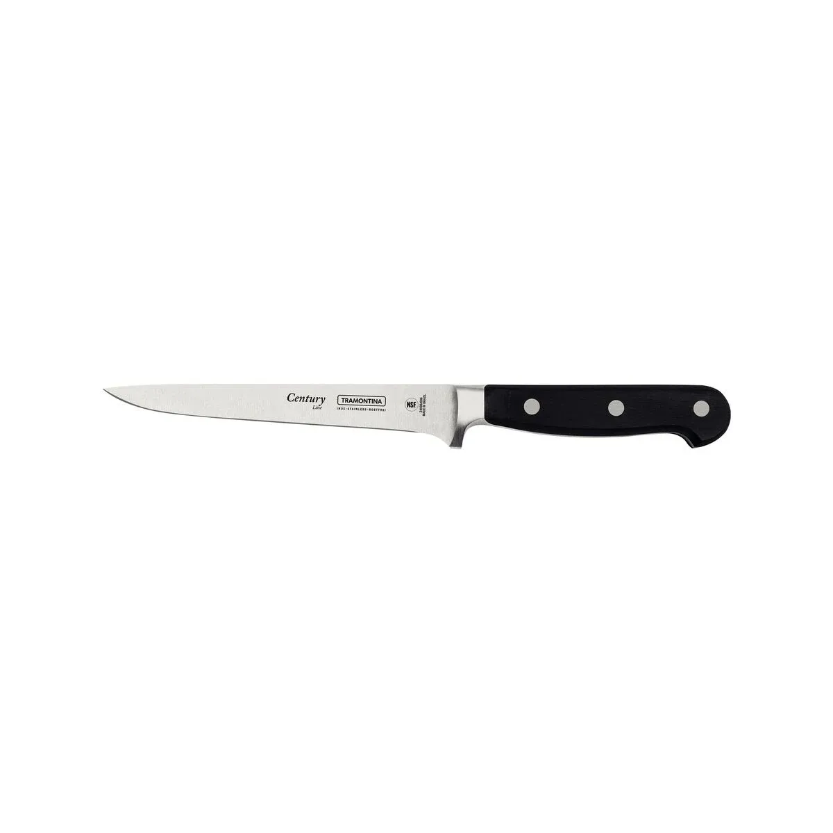 Tramontina 24006/006 Century 6&quot; Boning knife with Stainless-Steel Blade and Black Polycarbonate Handle