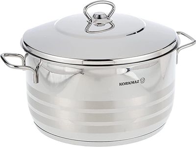 Korkmaz S/Steel Alfa Deep Casserole 8L A1908