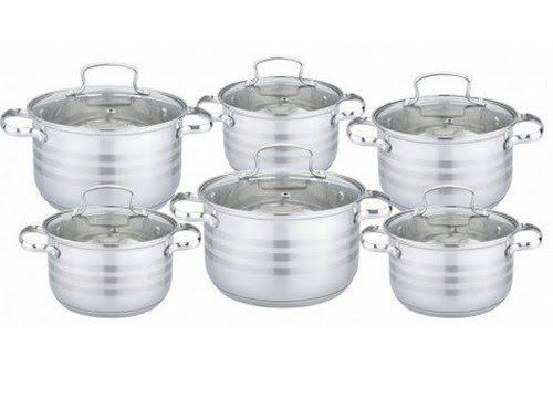 Edenberg Stainless Steel Cooking Set EB-4012 12pc Set