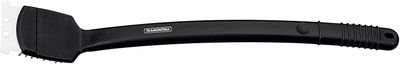 Tramontina 26461/100 Barbecue Grill Brush Cleaner Churasco 17.3 inches (44 cm), Burnt Removal Net for Iron Plates, Long Shrasco Tool, Made in Brazil, Black