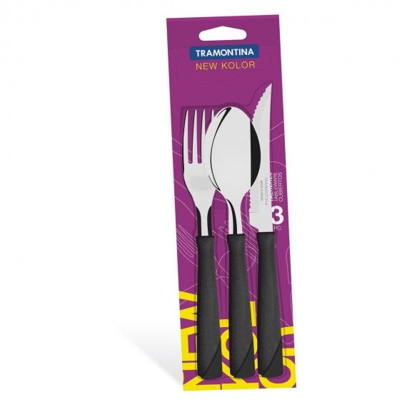 SET OF CUTLERY З PCS. 2З199/069 (TRAMONTINA NEW KOLOR)