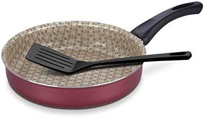 Tramontina 20145/724 24cm Aluminum Straight Frying Pan with Spatula