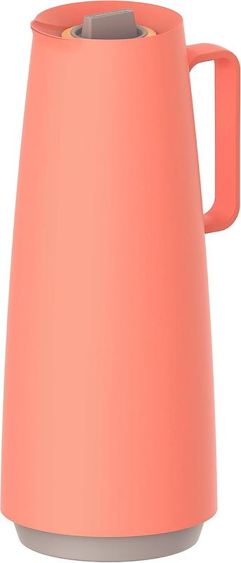 Tramontina 61636/101 Thermos Flask 1 L, Coral Heat Retention, 24 Hours, Large Capacity, Made in Brazil
