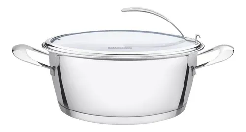 Tramontina Ventura 24cm Triple Bottom Stainless Steel Casserole