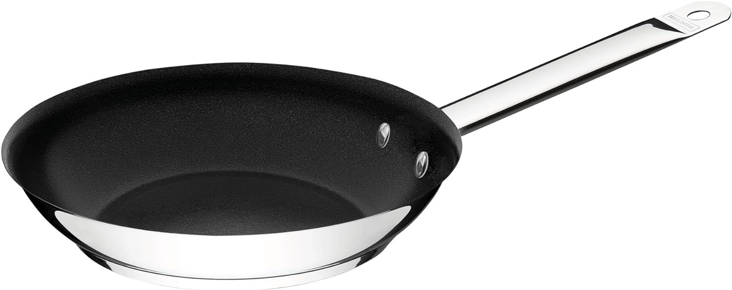 Tramontina 62635-267 Professional Frying Pan Stainless Steel with Non-Stick Coating Suitable for All Heat Sources Diameter 26 cm