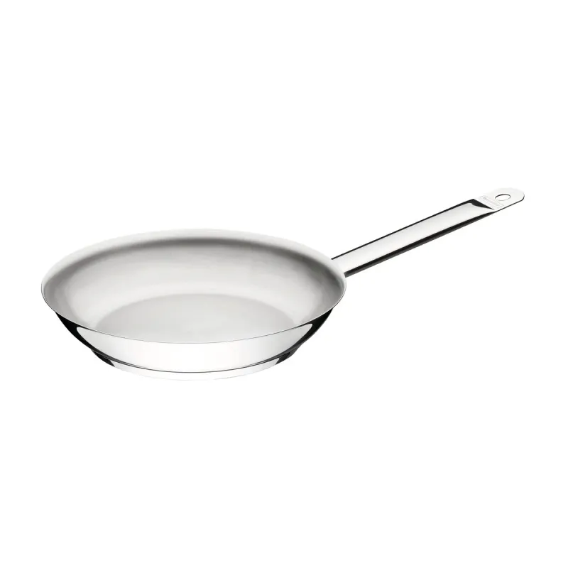 Tramontina Professional 26 cm 2 L shallow stainless steel frying pan with long handle and tri-ply base 62635/264