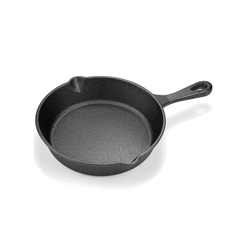 Cast Iron Skillet Frypan – Matt Black 20Cm 8Inch 1338