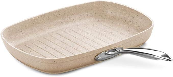 Korkmaz Granita Alu.Rect Grill Pan an 35 Cm x 25 Cm 3.2 Ltr A1269