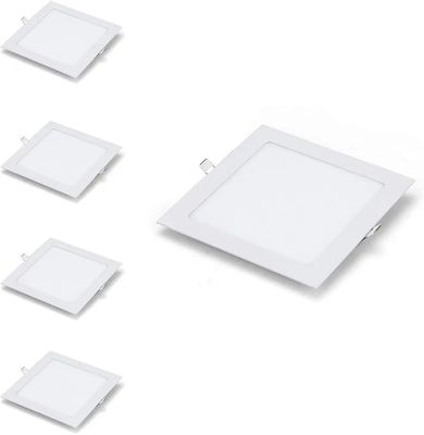 Illumat LED SQ Recessed Downlight 18W Warmwhite White (ILM1099LF)