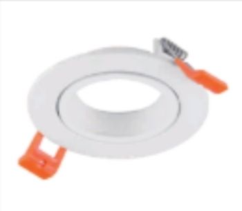 Illumat GU10 Downlight Fitting Dimension D95xH31MM CUT-OUT 72MM IP20 WHITE -Tilt- GU10 Holder Included - ILM0773LF-GO