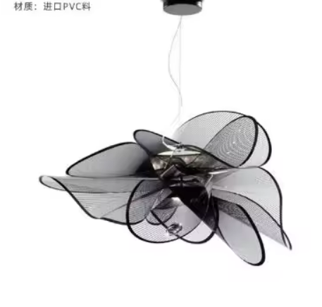 Illumat LED Chandelier Single Pendant 18W WW D720MM Iron Plastic ~ Black - ILM1194LF