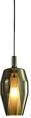 Illumat Chandelier Single Pendant E14 D170MM Glass ~ Green - ILM1165LF