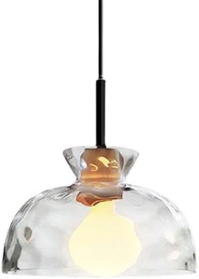 Illumat Single Pendant E27 D190MM Glass ~ Clear - ILM1171LF