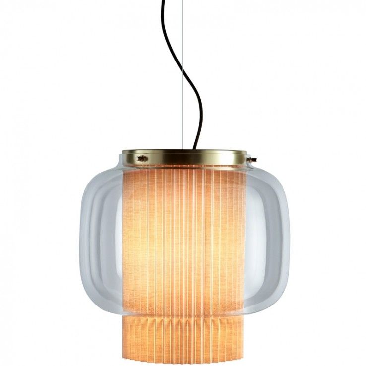 Illumat Single Pendant E27 D250MM Glass ~ Smokey - ILM1169LF