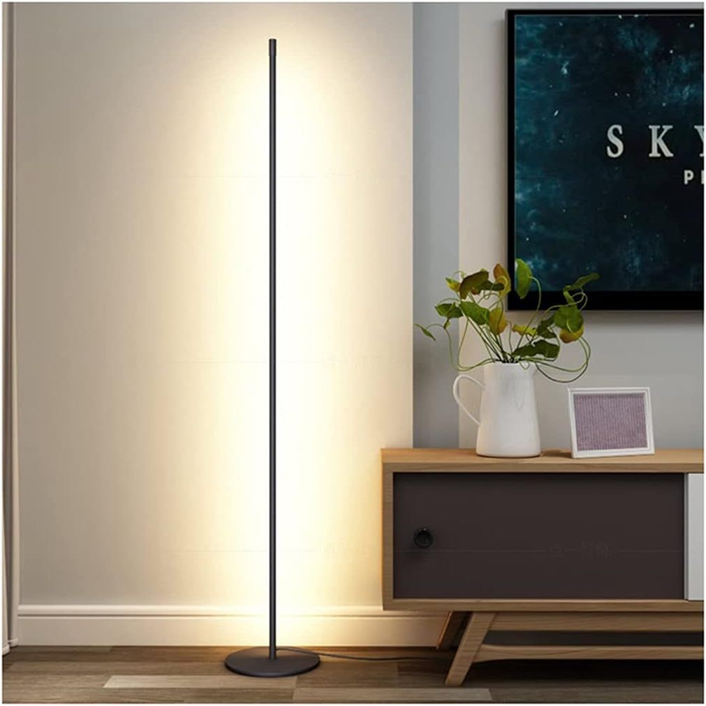 Illumat LED Floor Lamp 20W WW H1500MM Metal ~ Black - ILM1188LF