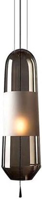 Illumat Single Pendant E14 D120MM Glass ~ Smokey - ILM1208LF