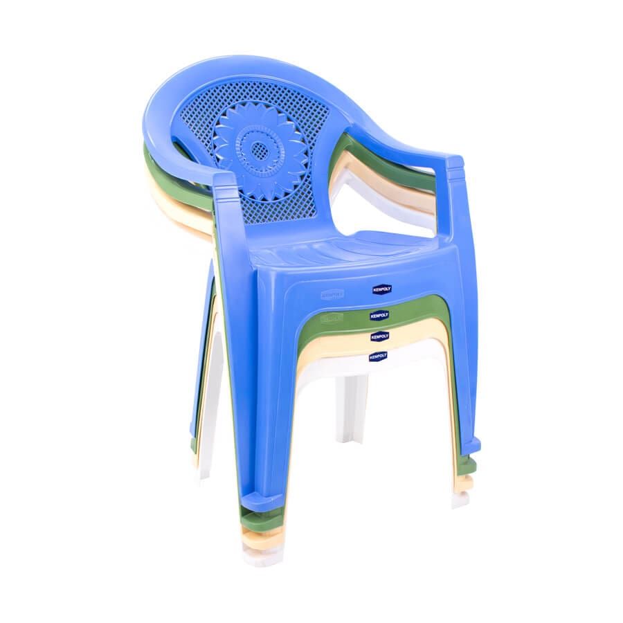 Kenpoly Plastic Chair 2014 - available in Ivory|Green|White|Blue