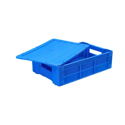 Kenpoly Polystack 250 Crate with Lid (490 × 322 × 138 mm)