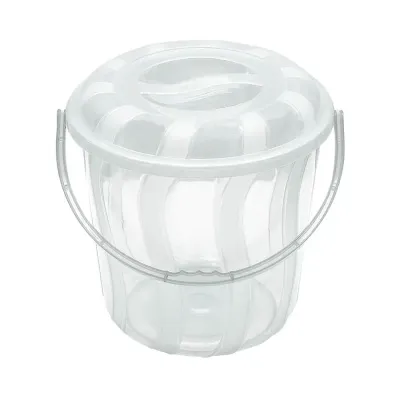 Kenpoly Stripe Bucket 5 Litres #5 CLEAR