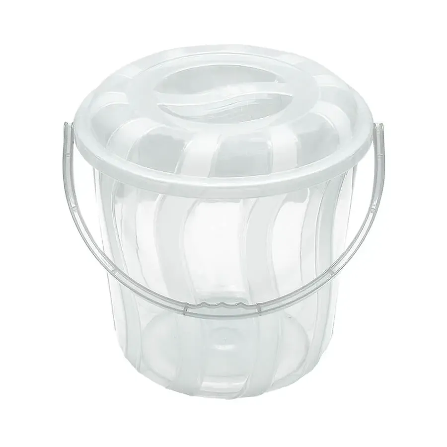 Kenpoly stripe bucket 20l #20 clear