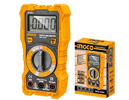 Ingco DM200 Digital Multimeter - 2000 Counts LCD with Backlight