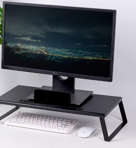 DELI 90002 foldable desk/monitor stand -black