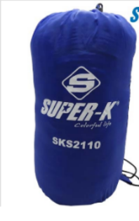 Super-k Sleeping Bag Envelope Blue Sks2110: Your Cozy Companion for Adult Outdoor Adventures