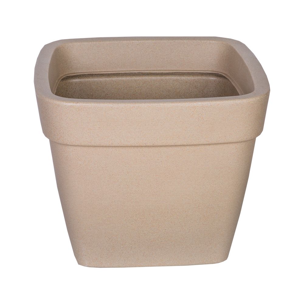 Tramontina Romano Planter in Sand Granite Polyethylene 38 cm