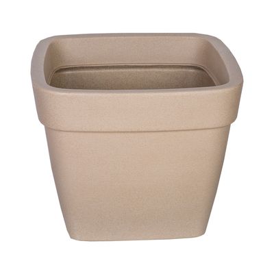 Tramontina Romano Planter in Sand Granite Polyethylene 38 cm