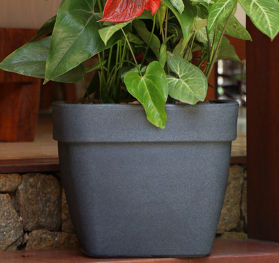 Tramontina Romano Planter in Concrete Color Polyethylene 38 cm