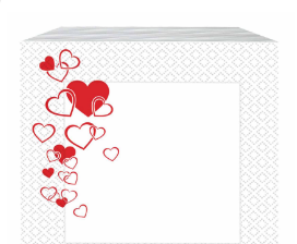 VELVEX SERVIETTE HEART