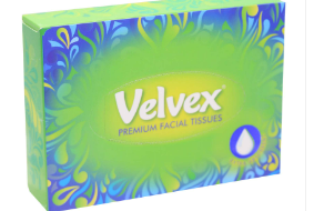 Velvex Facial Tissue White 50&#39;S