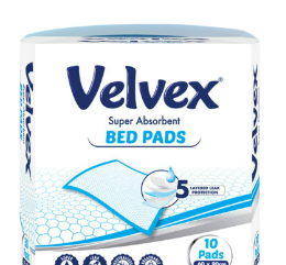 VELVEX BEDPADS 10S