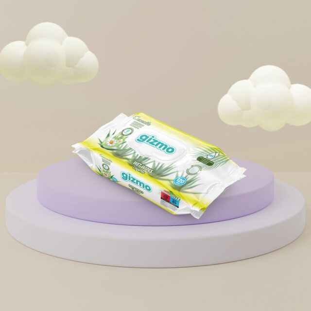Gizmo wet wipes 120pcs