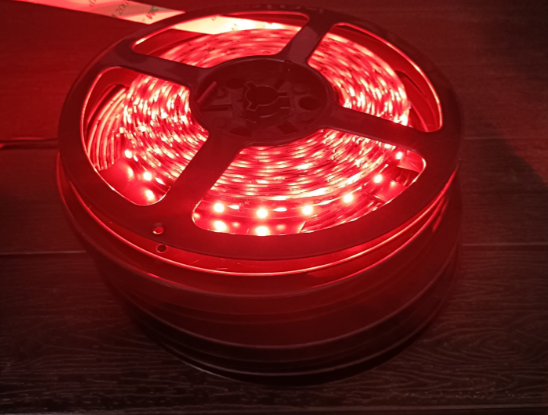Illumat 12V Self-Adhesive Strip Lights (Cuttable Every 3 LEDs) Red per metre