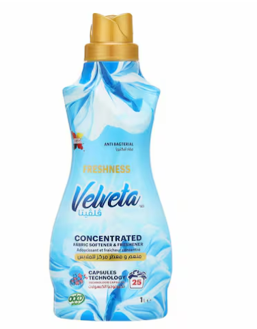 VELVETA CONC FABRIC SOFTENER FRES 1L
