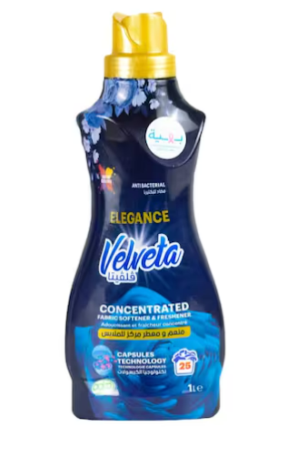 Velveta 1 liter Fabric softener concentrate elegance perfume