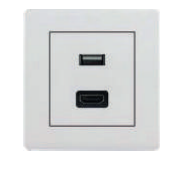 ART DNA A38-E11 ART USB + HDMI Socket (W)