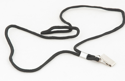 Lanyard With Detachable Base Black 10PCS Pack (LANYARD-BK)