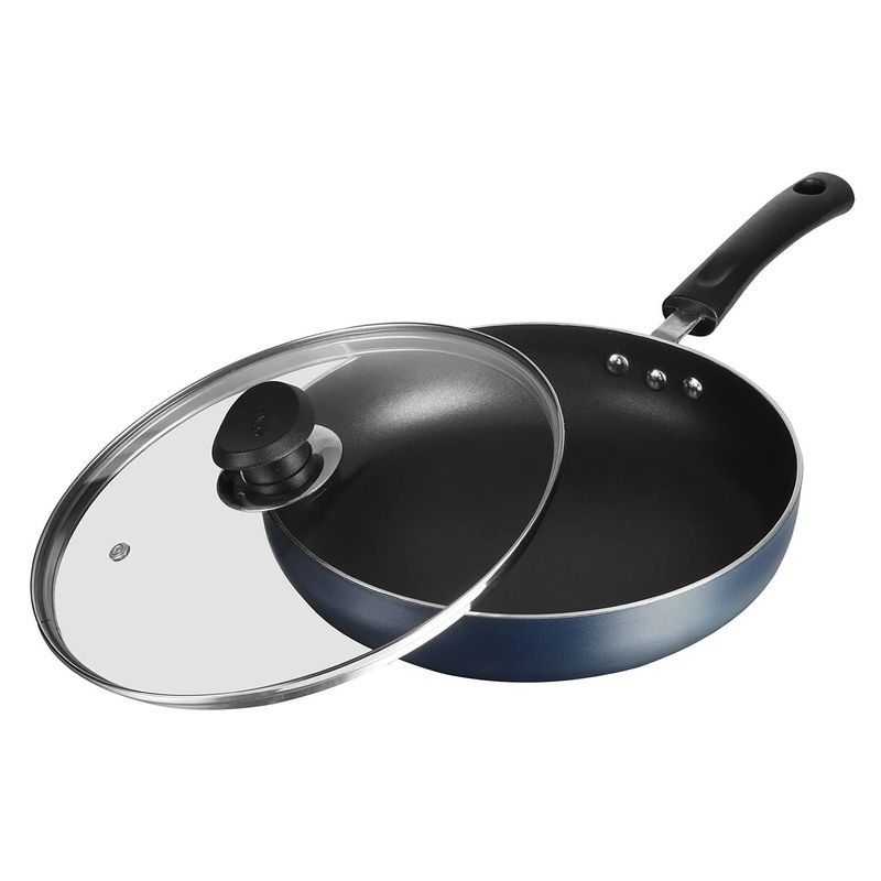 Vinod Deep Frypan With Lid - Non Stick 24cm 1pc
