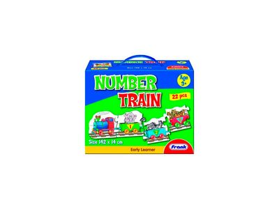 Number Train, 22Pcs Puzzle Game Frank 10109