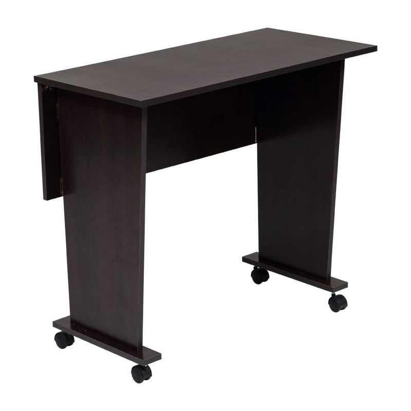 Tecnomobili  Office Desk with Wheels (Dark Brown) ME4117.0002