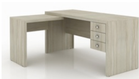 Tecnomobili Reversible Office Desk, ME4106.0002 Fresno