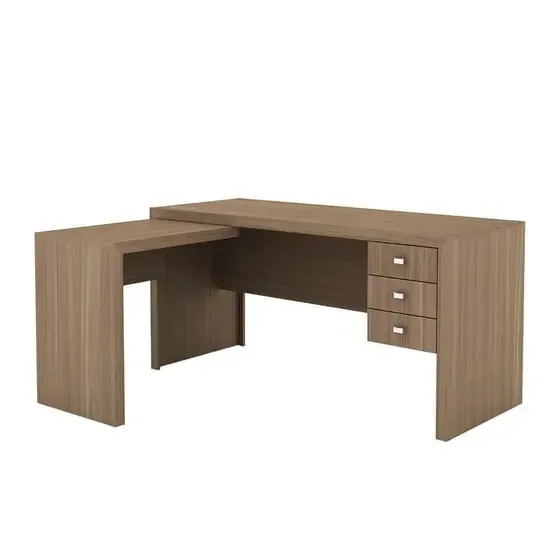 Tecnomobili Reversible Office Desk, ME4106.0003 Almond